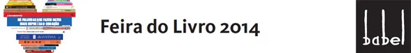 Programação da BABEL para a Feira do Livro de Lisboa.