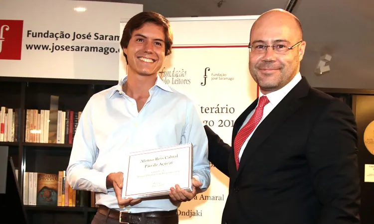 Afonso Reis Cabral: Vencedor do Prémio Literário José Saramago 2019