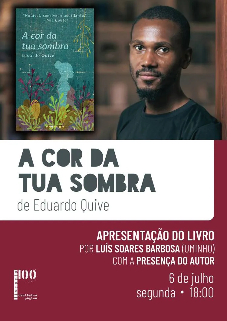 Apresentação do livro “A Cor da Tua Sombra” de Eduardo Quive