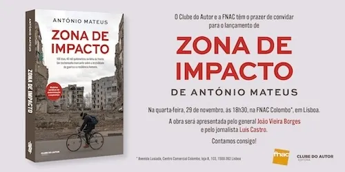 Lançamento do livro “Zona de Impacto”