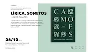 Apresentação do livro «Lírica, Sonetos» de Camões
